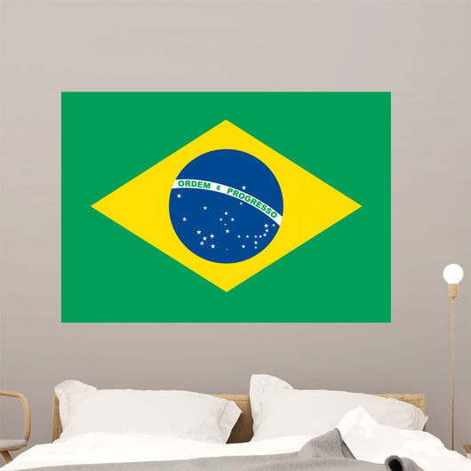 Flag Brazil Wall Decal
