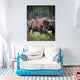 Buffalo in Forest Wall Mural