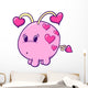 Weird Little Love Bug Wall Decal