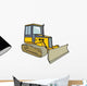 Yellow Bulldozer Wall Decal