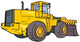 Rear Shovel Bulldozer Wall Decal