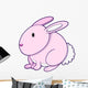 Pink Bunny 0013 Wall Decal