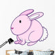Pink Bunny 0013 Wall Decal