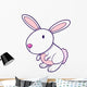 White Bunny 0014 Wall Decal