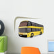 Yellow Double Decker Bus Wall Decal