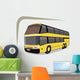 Yellow Double Decker Bus Wall Decal