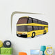 Yellow Double Decker Bus Wall Decal