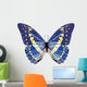 Blue Butterfly Wall Decal