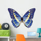 Blue Butterfly Wall Decal