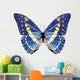 Blue Butterfly Wall Decal