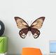 Tan and Brown Butterfly Wall Decal