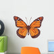 Orange Butterfly Wall Decal