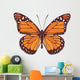 Orange Butterfly Wall Decal