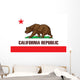 State Flag California Wall Decal
