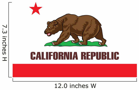 State Flag California Wall Decal