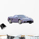 Purple Sports Car Wall Decal