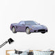 Purple Sports Car Wall Decal