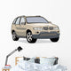 Tan SUV Wall Decal