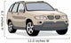 Tan SUV Wall Decal