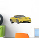 Yellow Sports Car Wall Decal