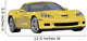 Yellow Sports Car Wall Decal