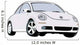 White Volkswagen Wall Decal