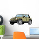 Green Jeep Wall Decal