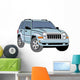 Light Blue SUV Wall Decal
