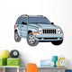 Light Blue SUV Wall Decal