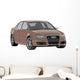 Brown Luxury Car Wall Decal