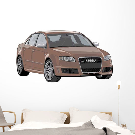 Brown Luxury Car Wall Decal