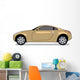 Gold Sports Car Wall Decal