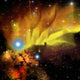 Illustration Horsehead Nebula Wall Decal