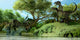 Confrontation between Two Tyrannosaurus Wall Decal