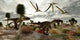 Two Utahraptors Hunt for Wall Decal