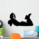 Cheer Silhouette Black Wall Decal