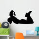 Cheer Silhouette Black Wall Decal