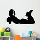 Cheer Silhouette Black Wall Decal