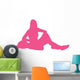 Hot Pink Varsity Cheer Wall Decal