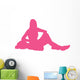 Hot Pink Varsity Cheer Wall Decal