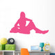 Hot Pink Varsity Cheer Wall Decal