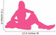 Hot Pink Varsity Cheer Wall Decal