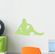 Lime Green Varsity Cheer Wall Decal