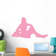 Pink Varsity Cheer Wall Decal