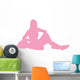 Pink Varsity Cheer Wall Decal