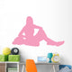 Pink Varsity Cheer Wall Decal