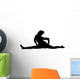 Black Cheeky Splits Cheer Wall Decal