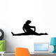 Black Cheeky Splits Cheer Wall Decal