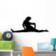 Black Cheeky Splits Cheer Wall Decal