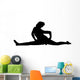 Black Cheeky Splits Cheer Wall Decal